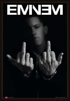 Uokvirjen plakat Eminem - Fingers