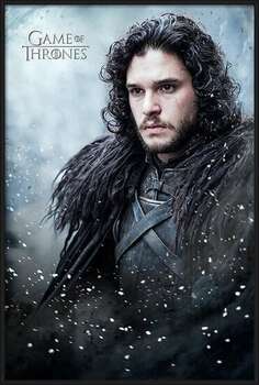 Uokvirjen plakat Game of Thrones - Jon Snow