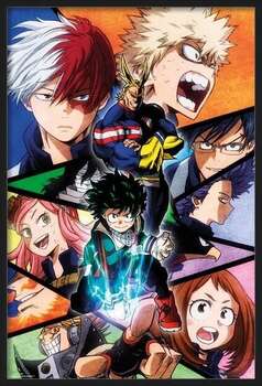 Uokvirjen plakat My Hero Academia
