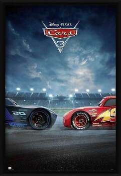 Uokvirjen plakat Cars 3 - Duel