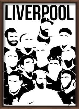 Poster Liverpool Superstars